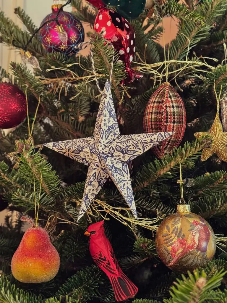 décoration Noël étoiles en papier 3D-58