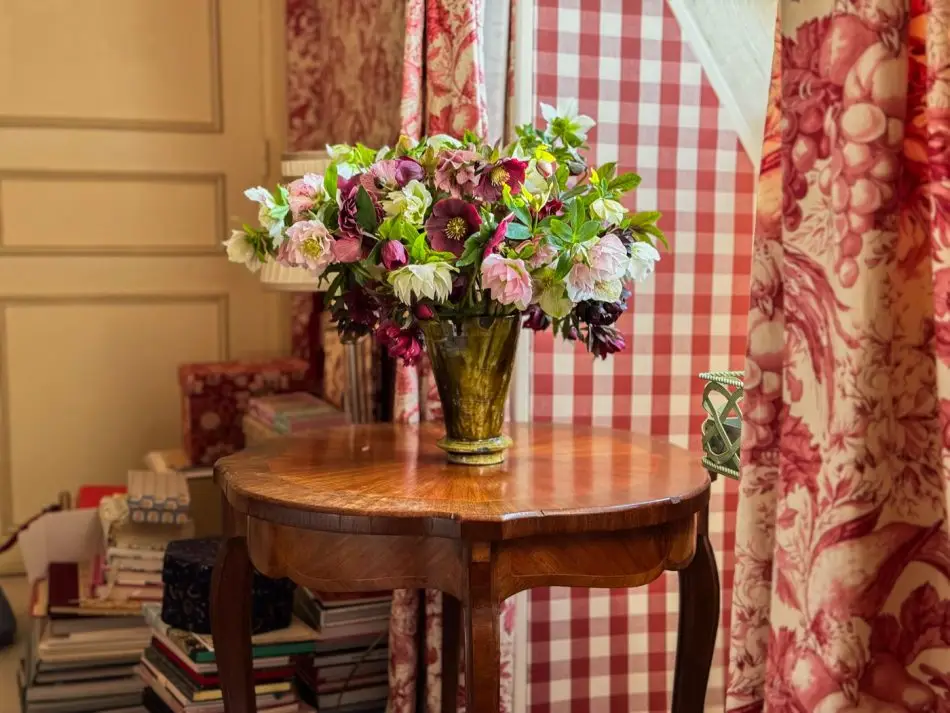 beau bouquet hellebore flowers