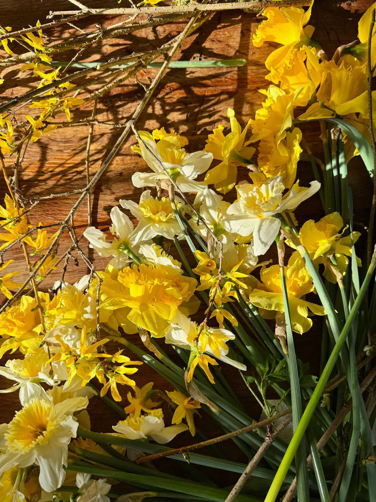 Bouquet narcisses jonquilles hellebores spring daffodil bouquet-3