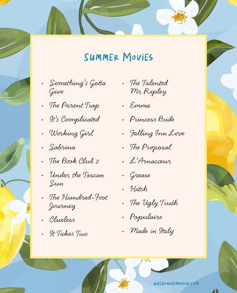 summer movies