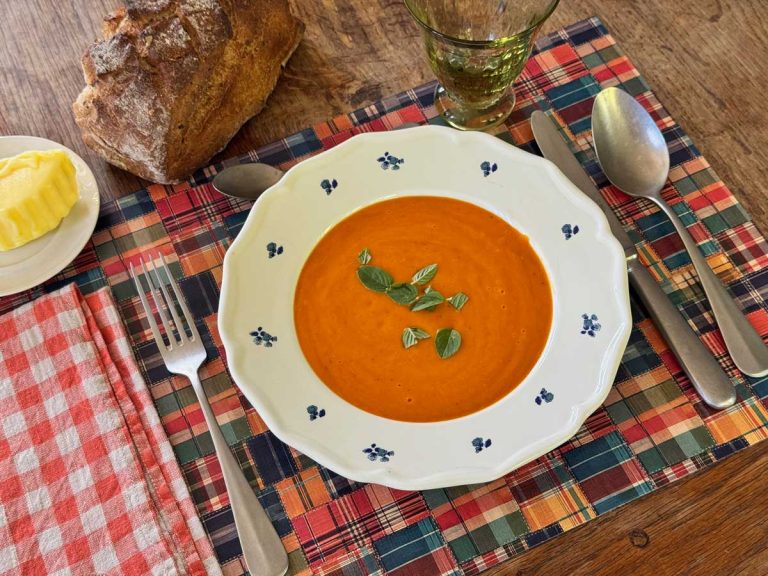 soupe automnale tomates poivrons